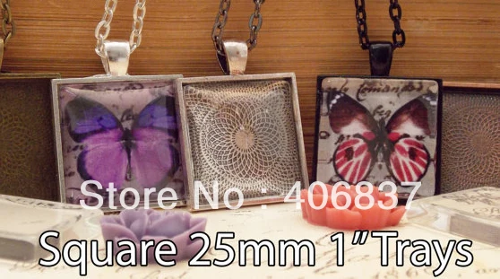 50 шт./лот хорошее качество 25 мм купол квадратный прозрачный увеличительное