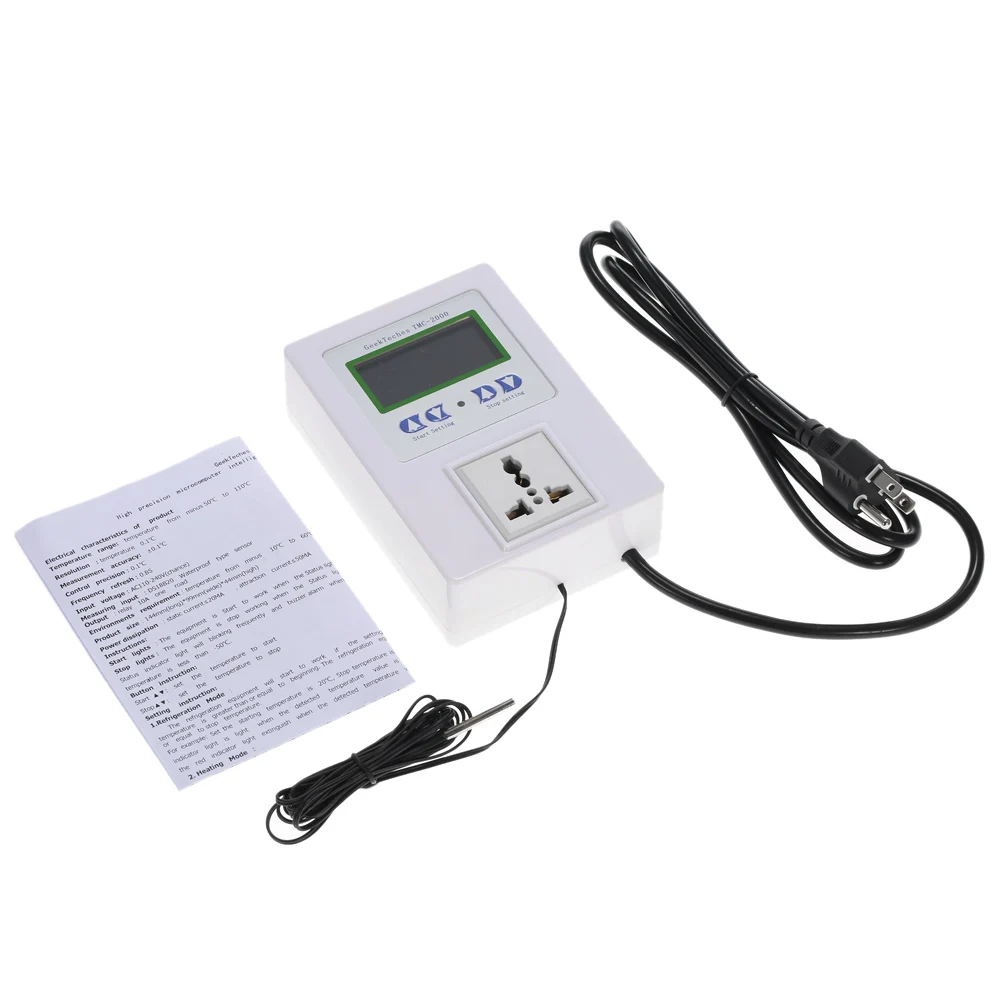 Цифровой Интеллектуальный предпроводной регулятор температуры штепсельная