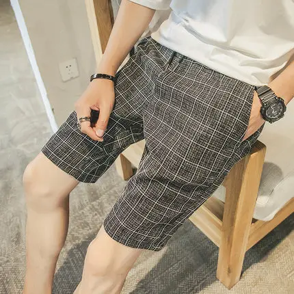 Новая мода Для мужчин S льняные шорты Лето 2017 г. бренд Шорты для женщин Homme