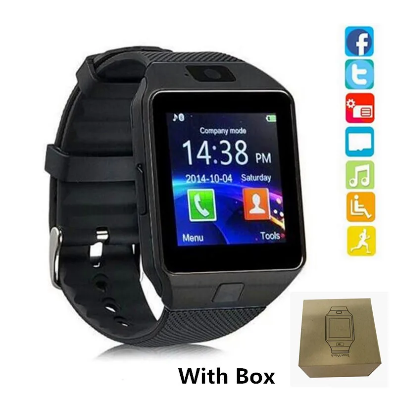 Bluetooth Смарт часы DZ09 Смарт-часы Relogios TF SIM Камера для IOS iPhone samsung huawei Xiaomi Android