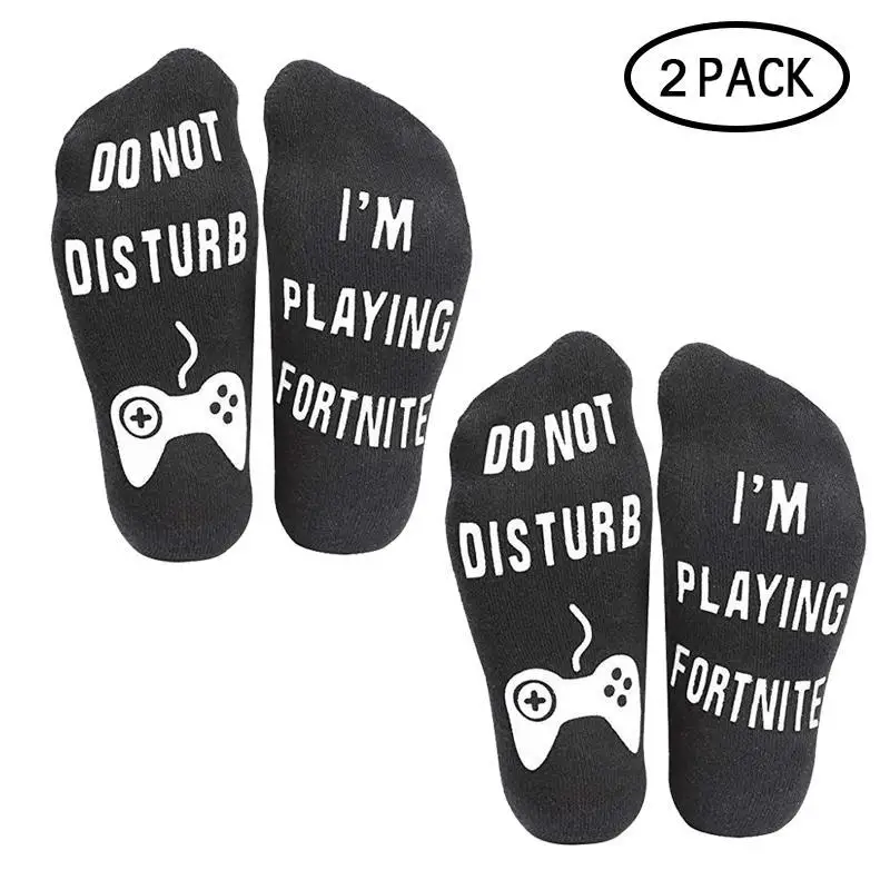 2 пар/уп. для мужчин женщин носки девочек Не беспокоить я играю забавные ботильоны