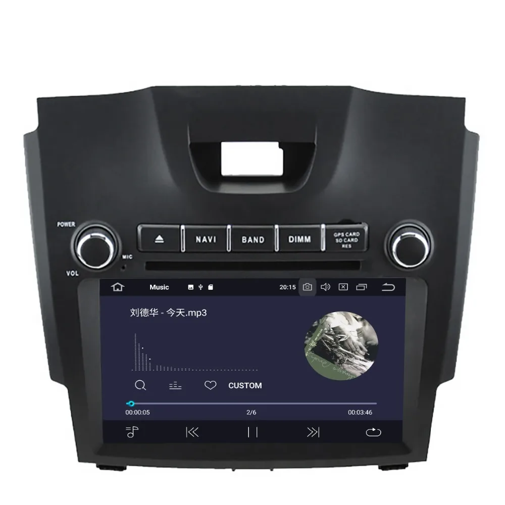 Автомобильный DVD-плеер с GPS Android 9 0 радио для Chevrolet Chevy Holden S10 TRAILBLAZER ISUZU D-MAX экран