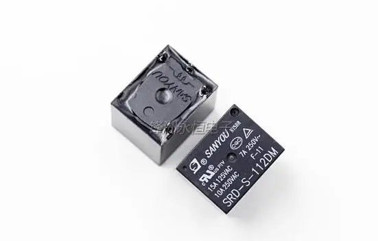 

15pcs Relay SRD-S-105D SRD-S-112D SRD-S-124D 250V 10A relay 5 pin relay 5V/12V/24VDC relay Sensitive