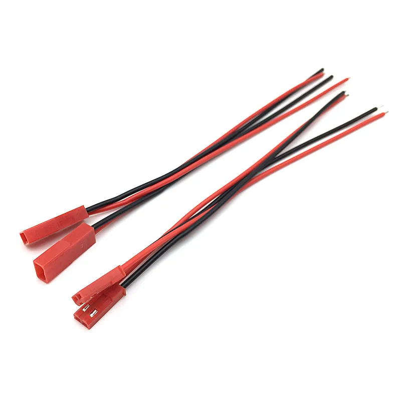 2pair 150mm 10 пар/лот 2*100 мм 150 мм 2PIN Соединительный разъем JST кабель 2*10 см 15 см мужской+ Женский Для RC коннектор аккумулятора терминалы - Цвет: 2pair 150mm