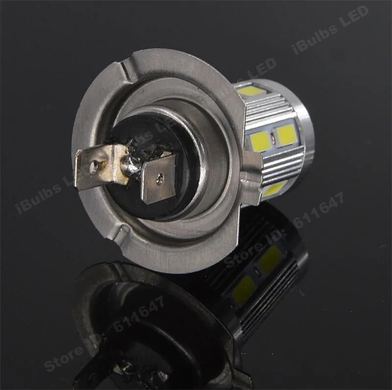 1 шт Высокое качество H7 12 SMD СВЕТОДИОДНЫЙ 5730 Автомобильная противотуманная фара 5630 12SMD лампы сигнала поворота авто лампы Q5 Canbus OBC Error Free супер-яркий