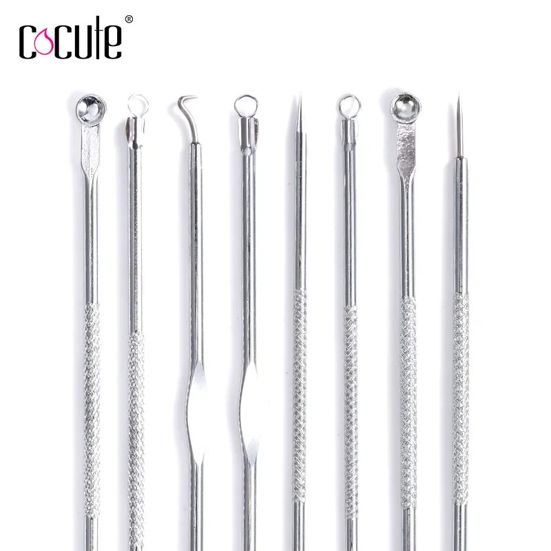 4PCS/lot Acne Removal Needle Pimple Remover Treatment Black Extractor | Красота и здоровье