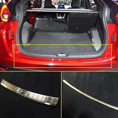 Внешняя и внутренняя защитная накладка на задний бампер для Mitsubishi Eclipse Cross