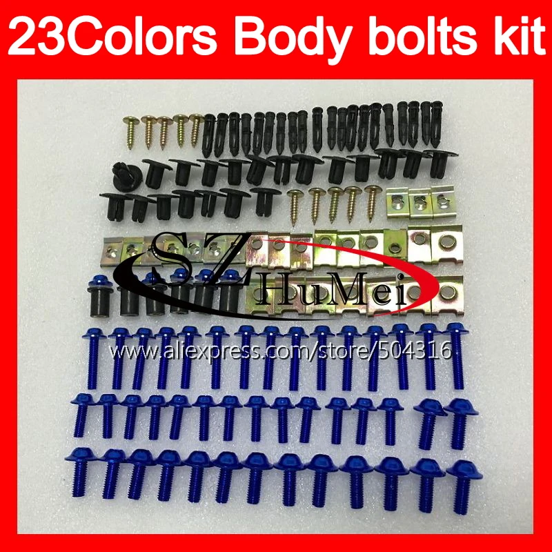 

Fairing bolts full screw kit For YAMAHA FZR250R 90 91 92 FZR250 R FZR 250 R FZR 250R 1990 1991 1992 Windscreen bolt screws Nuts