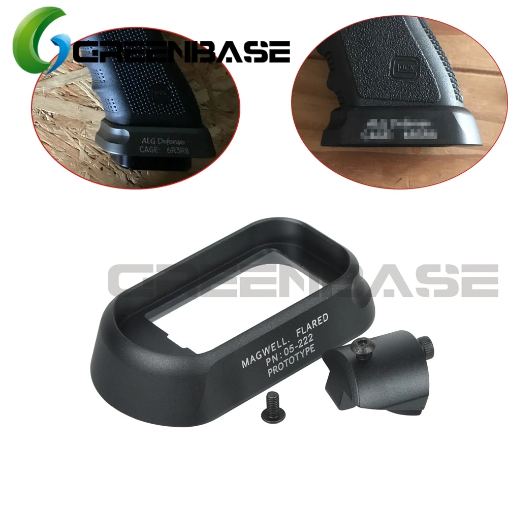 Greenbase ALG защитный расклешенный Magwell для страйкбола GEN 3 Glock 17 18C 22 24 31 34 35 магазин