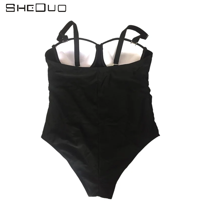 2017 полосатый купальник женский цельный размера плюс боди Винтаж Ретро ванный