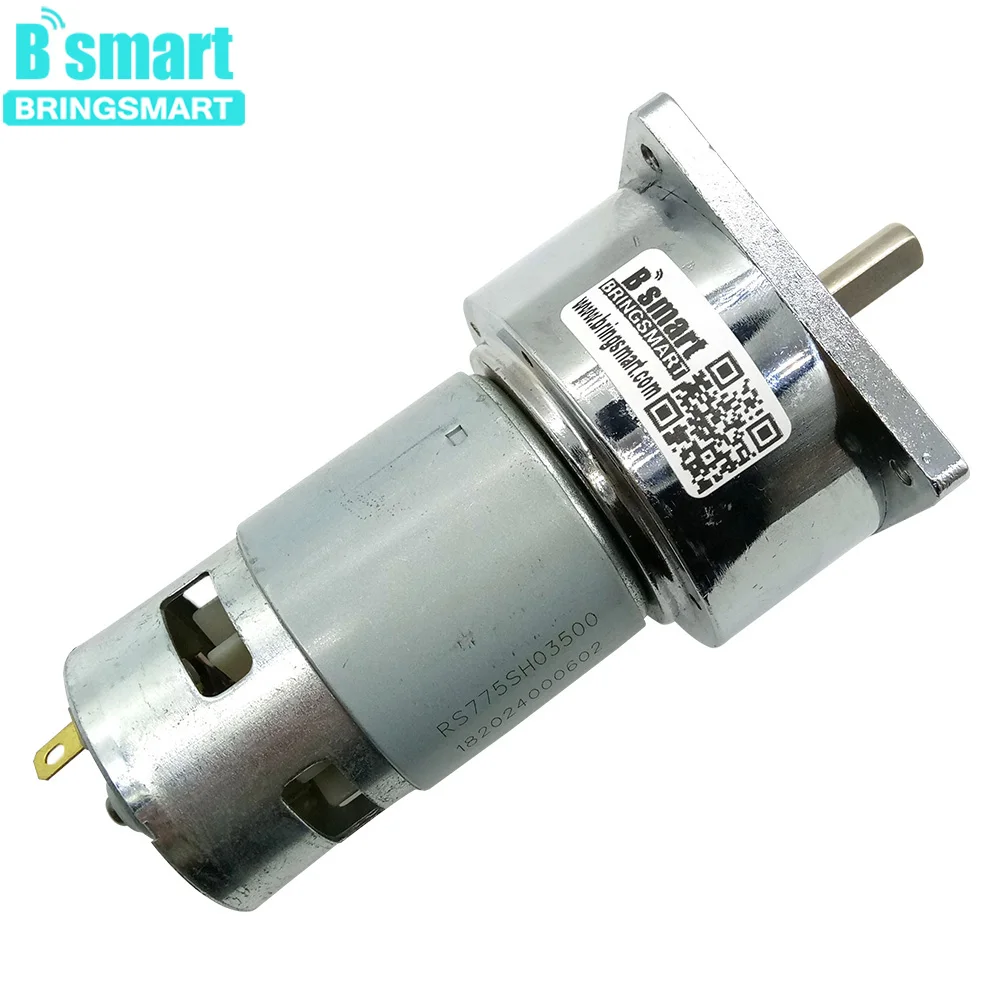 Bringsmart 35 Вт 775 мотор редуктор 12 В постоянного тока мини электрическая машина 24 80 кг.