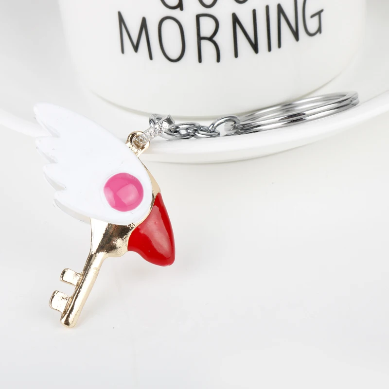 2017 новые аниме Card Captor Брелок Сакура сладкий палочка кулон брелок Подвески Колье