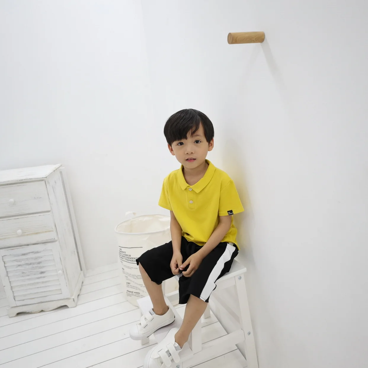 Летняя рубашка-поло с короткими рукавами для мальчиков детская повседневная