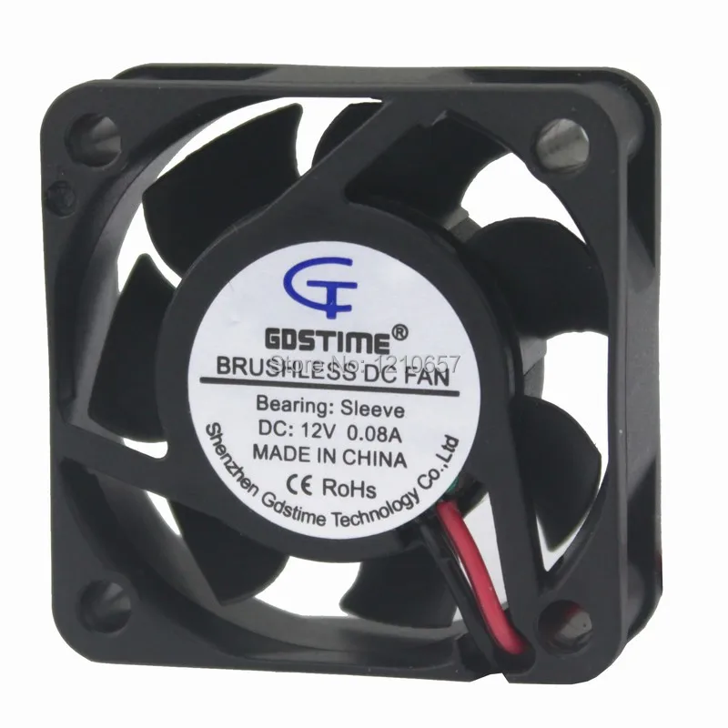 5 шт. в партии Gdstime 12V 2 Pin 40 мм x 15 охлаждающий вентилятор для компьютера ПК