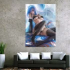 Модульная Картина на холсте для домашнего декора 1 шт. сексуальный Рем Re: жизнь в другом мире от нуля картина плакат настенный для дома холст
