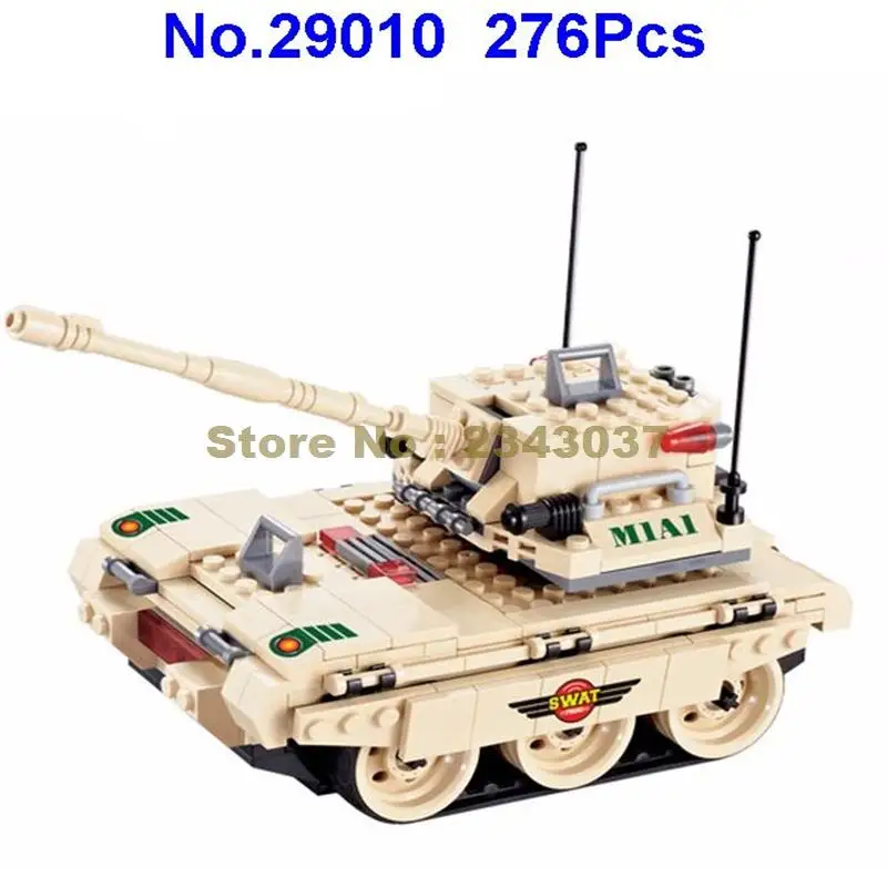 29010 276 шт. Детский конструктор тигровый танк|building blocks|tank building blockblock block |