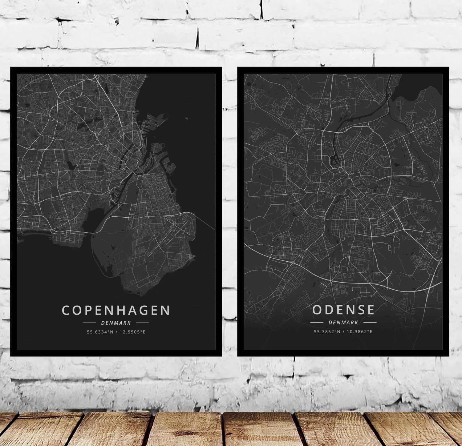 Odense copenher Дания плакат | Дом и сад