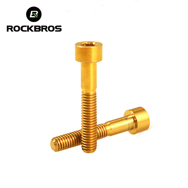 Винты ROCKBROS M6 X 35 мм из титанового сплава аксессуары для горных и шоссейных