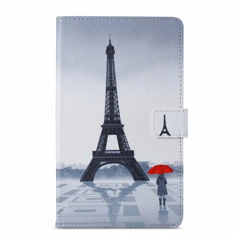 19 Модный чехол с изображением цветка Совы черепа для Samsung Galaxy Tab A 8,0 Smart tt385 8," Smart Cover Funda Tablet Shell - Цвет: 19