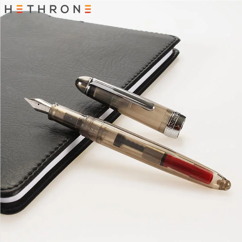Hethrone новинка 2019 авторучки 992 прозрачный белый цвет спираль круглый корпус для