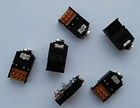 10 шт. 3 5 мм Женский аудио разъем 11 Pin DIP для наушников PJ 307B|Соединители| |