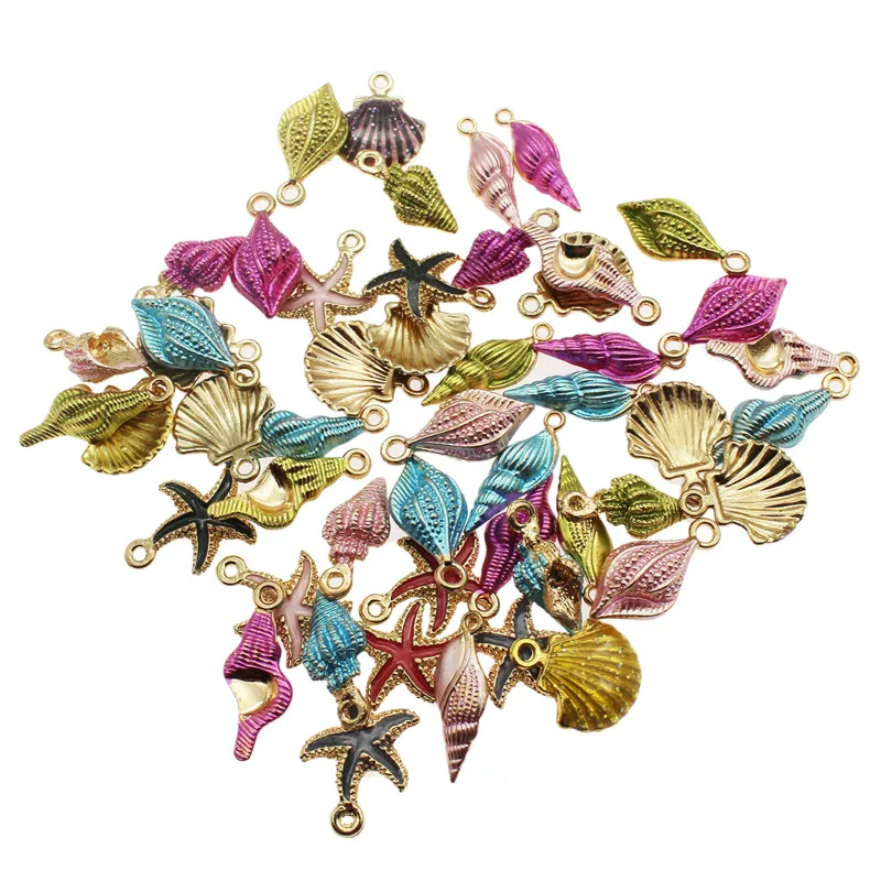 Изысканные украшения 20 шт. Разноцветные Подвески из сплава с эмалью|Ювелирные