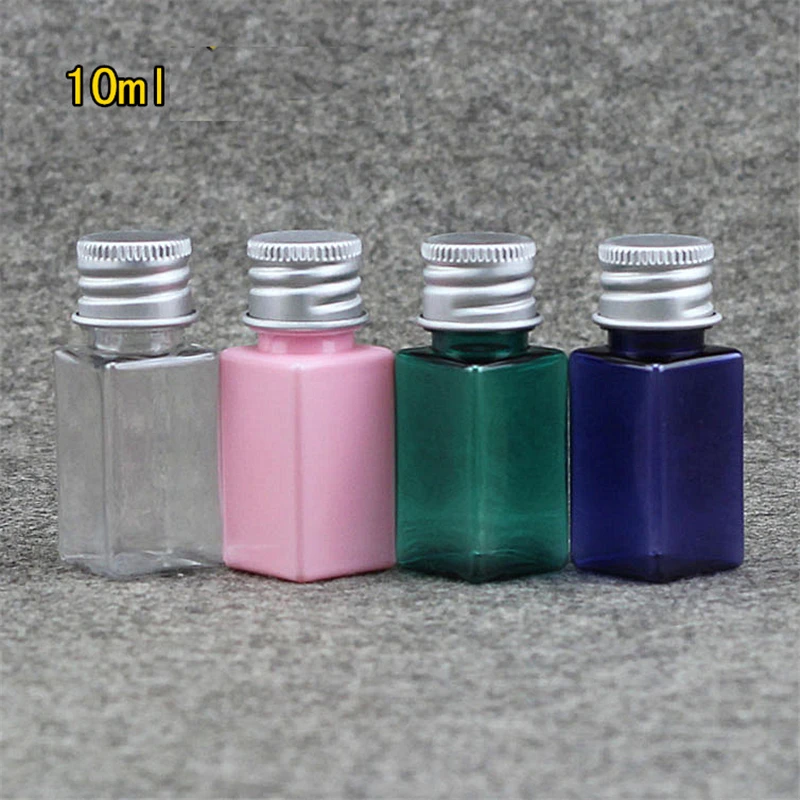 10 мл маленькая косметическая бутылка для воды квадратный многоразовый