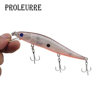 1pcs minnow fishing lures 13g 11 5cm wobbler crankbaits abs artificial hard baits for bass fishing tackle with hooks 3d pesca