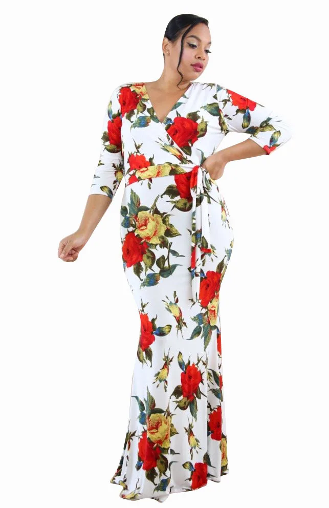 Длинное платье специальное предложение Хлопок чешские Полный ни длиной до пола