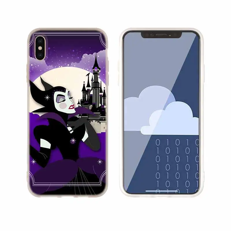 as the picture 14 Чехол для телефона s силиконовый мягкий чехол для iPhone 11 Pro X XS Max XR 6 6S 7 8 Plus 5 4S SE Maleficent Спящая красавица чехол принцессы - Цвет: as the picture 14