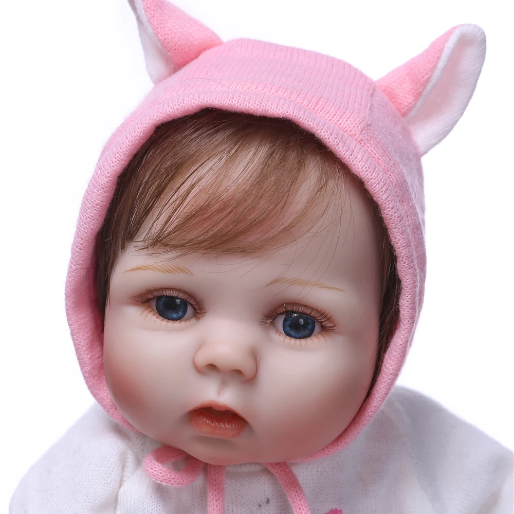 Кукла Reborn Baby Doll Girl 22 дюйма 55 см силиконовая кукла детская игрушка для ванны с