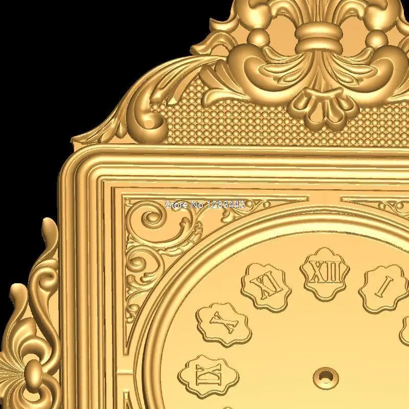 3D модель рельеф STL формат файла для CNC Clock_11 дизайн часов|stl file format|3d model reliefstl files |