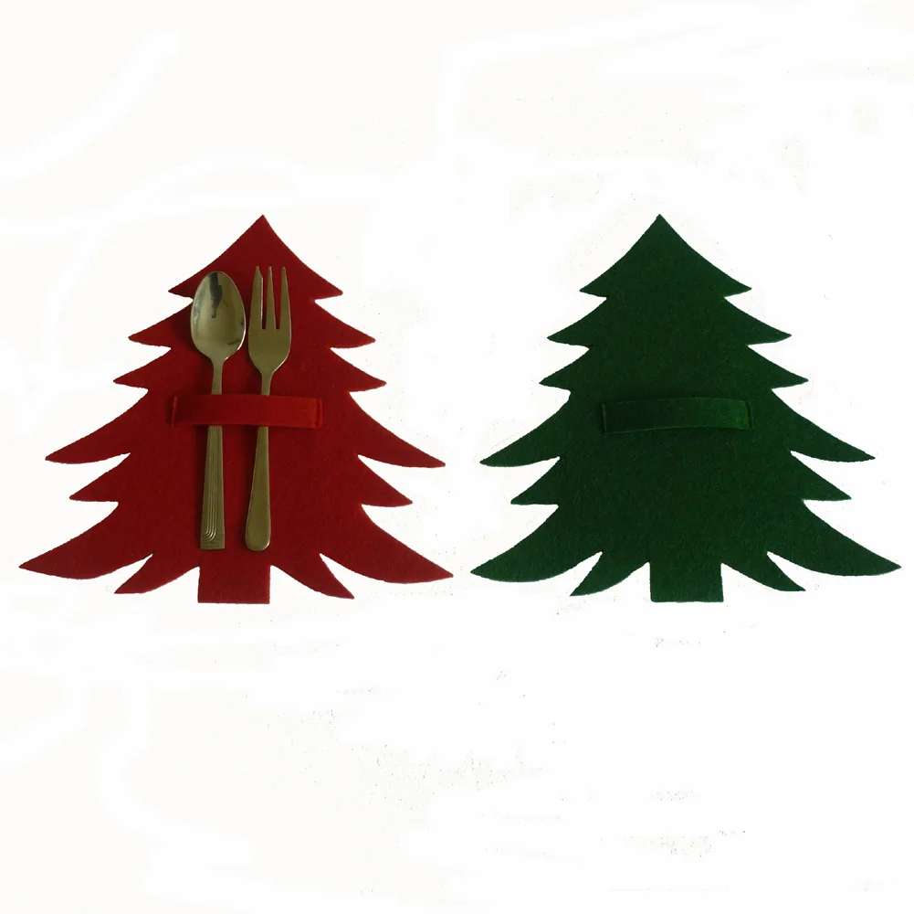 5 шт. Рождественская елка столовая посуда держатель Рождественский Декор подарки
