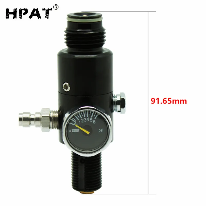 SPUNKY 5/"-18UNF поток Пейнтбол 4500psi hp регулятор воздушного бака с выходным давлением 800psi