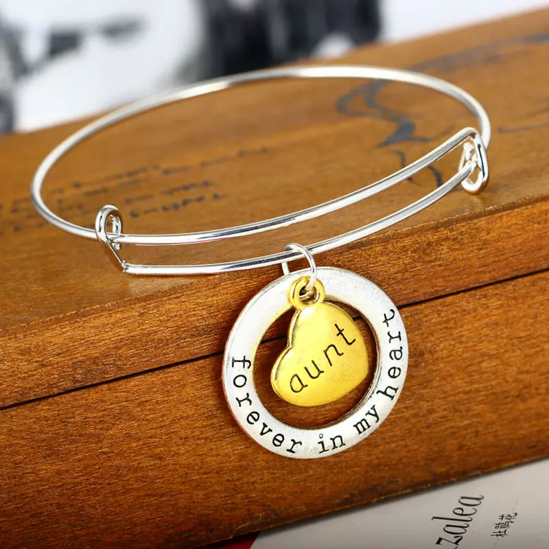 Новые очаровательные браслеты для папы мамы дедушки сердца навсегда в моем