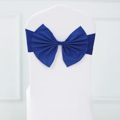 20 цветов спандекс кресло пояс готовые галстук бабочка лента из лайкры украшение