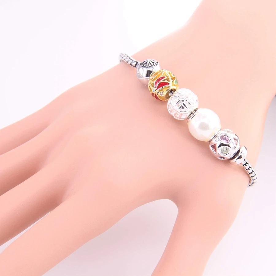 Hemiston Thomas Pearl Colorful Dragonfly Beads Karma Bracelet Rebel Heart Jewelry Women TS BK413 | Украшения и аксессуары