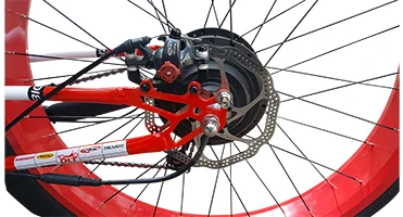 Открытый Забавный дрейфующий внедорожный 500 ватт мотор 4,0 дюймов Fat Tire Электрический лежачий Трайк
