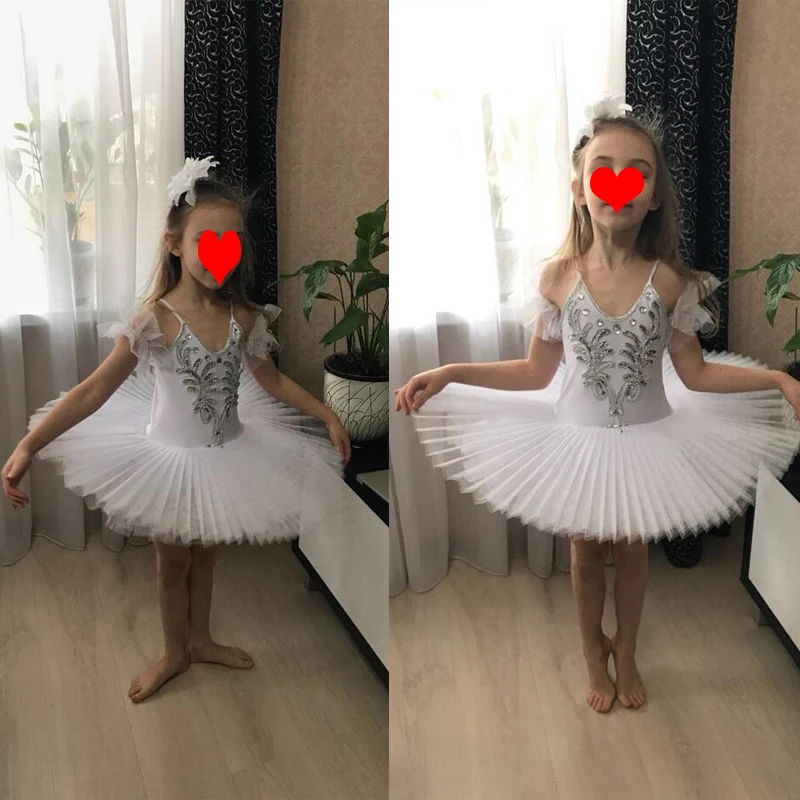 Костюм лебедя для детей 3 цвета синий красный белый Детский костюм балета