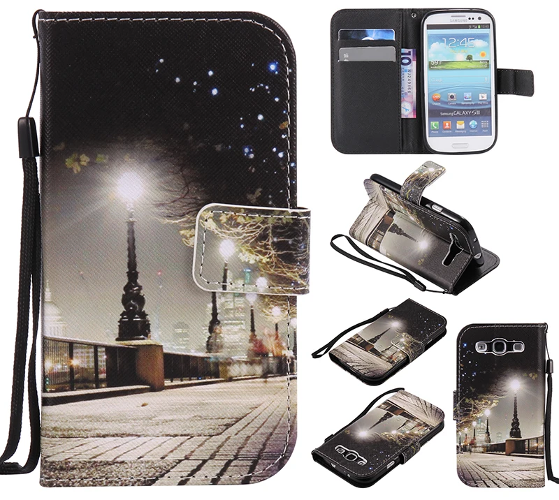 Флип Чехол Для samsung Galaxy S3 SIII Neo Duos I9300i I9301i GT-I9300 GT-I9301 GT-I9300i GT-I9301i телефона с креплением на поясной ремень-сумочка для мобильного телефона