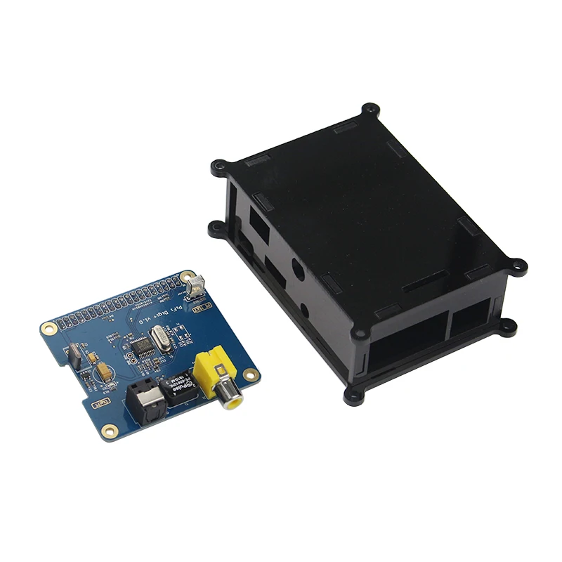Цифровая звуковая карта Raspberry Pi 3 HIFI Плата расширения DiGi I2S модуль SPDIF + акриловый