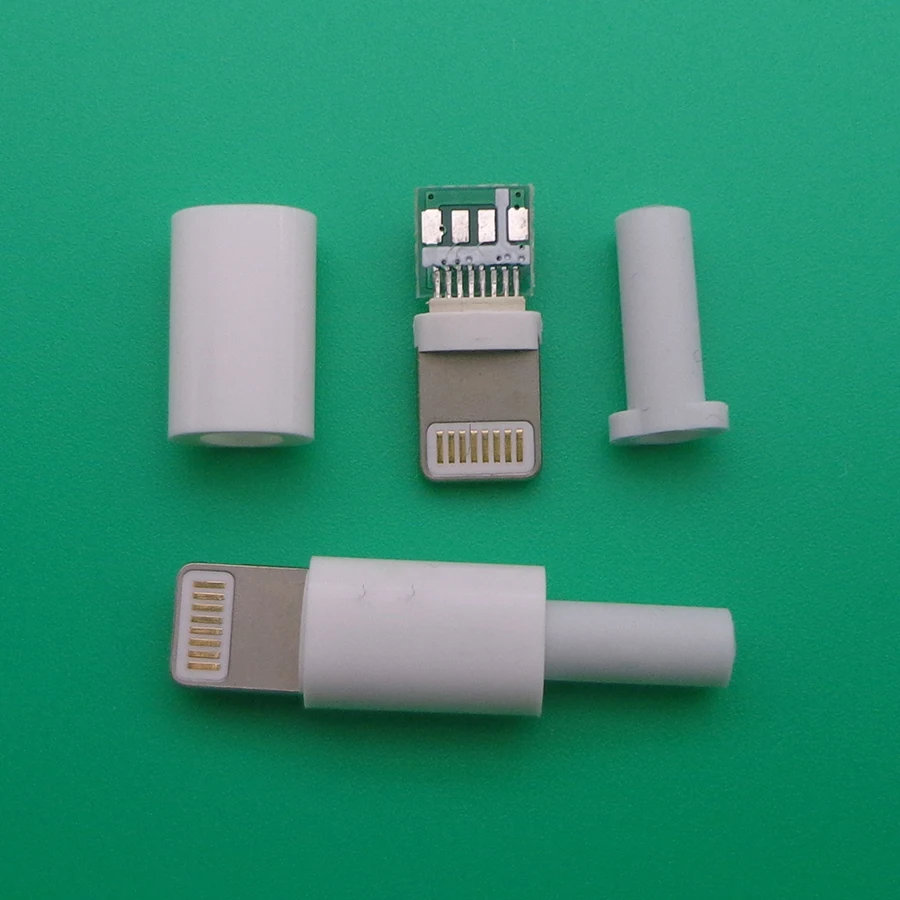 100 шт. освещение 8P с чипом DIY тип сварочной проволоки штекер для iphone 5 6S кабель