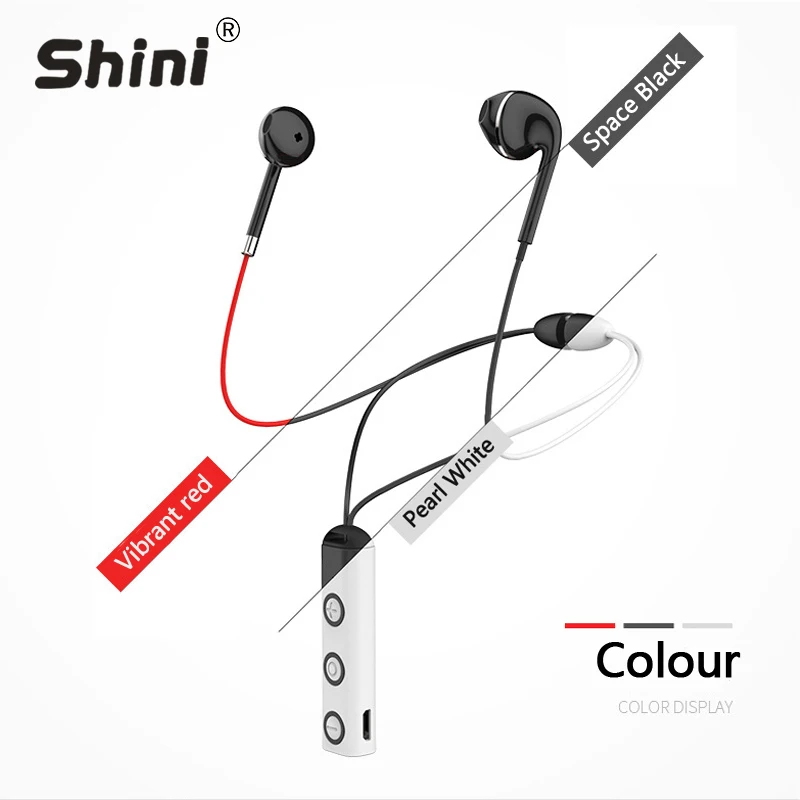 Беспроводные Bluetooth наушники SHINI BT313 улучшенная технология шумоподавления