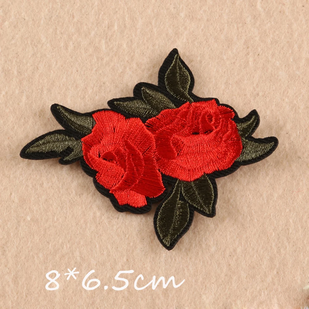 Нашивка с клеем на одежду нашивка значок аппликация 11 шт./компл.|flower iron on|flower on