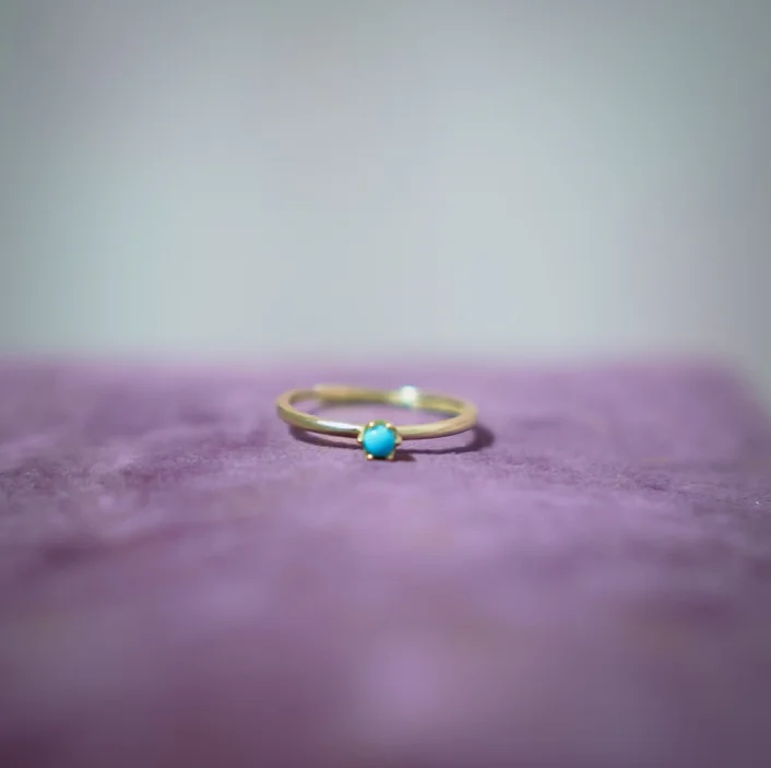 PINJEAS серебряные высокие фарфоровые синие минималистичные кольца для женщин