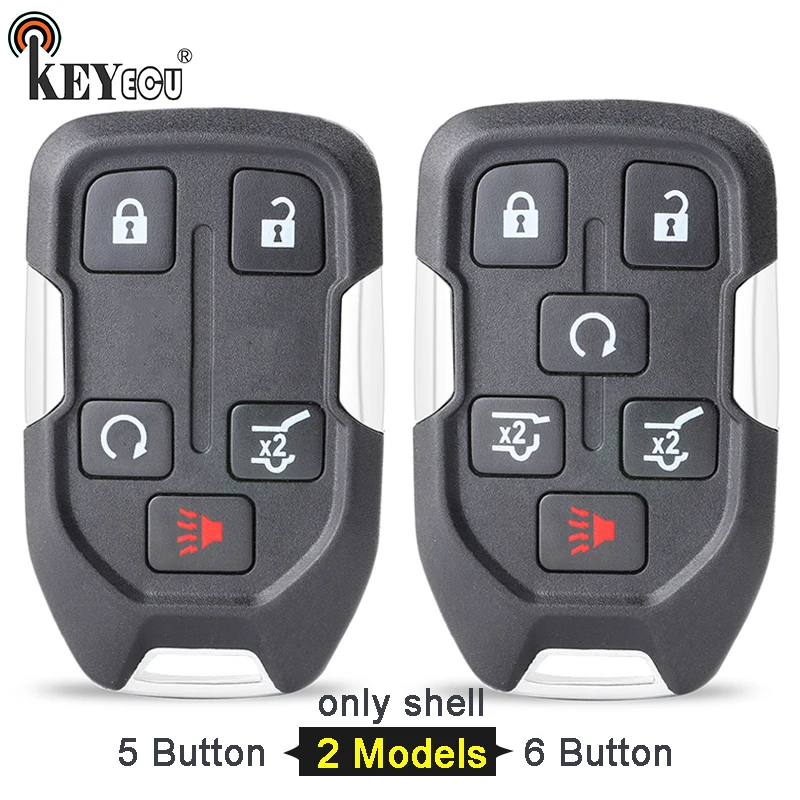 KEYECU 10x для Chevrolet Suburban Tahoe GMC Yukon XL Замена 4 + 1 5/ 5 6 кнопочный смарт пульт