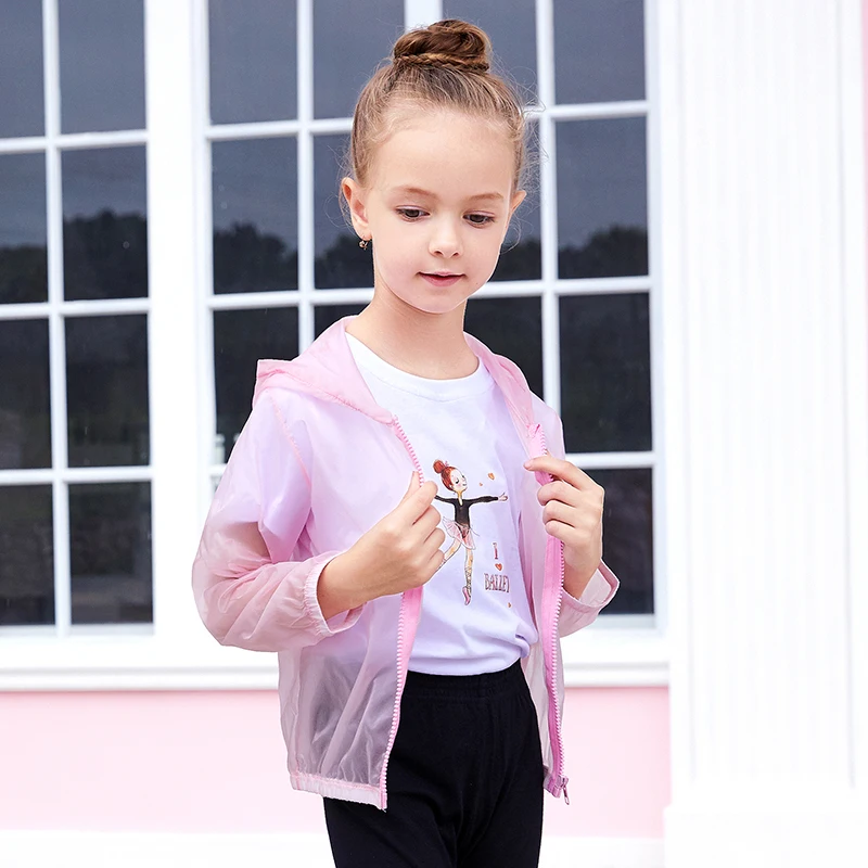 Летняя одежда для защиты от солнца толстовки детские пляжные куртки девочек