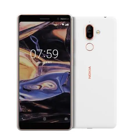 Мобильный телефон Nokia 7 Plus 6G 64G 6,0 ''FHD 2160*1080 Восьмиядерный мобильный телефон Snapdragon 660 3800 мАч 4G LTE NFC Смартфон