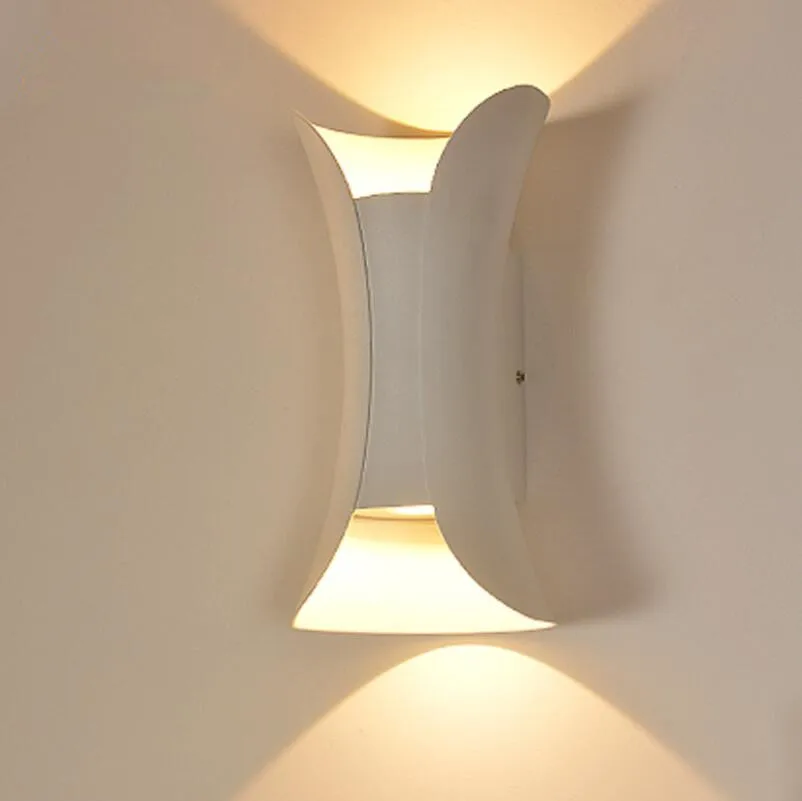 

IP67 Waterproof 2head 12W COB LED Wall Lamp Light Modern Home Lighting Indoor Outdoor Decoration AC110V AC220V AC240V