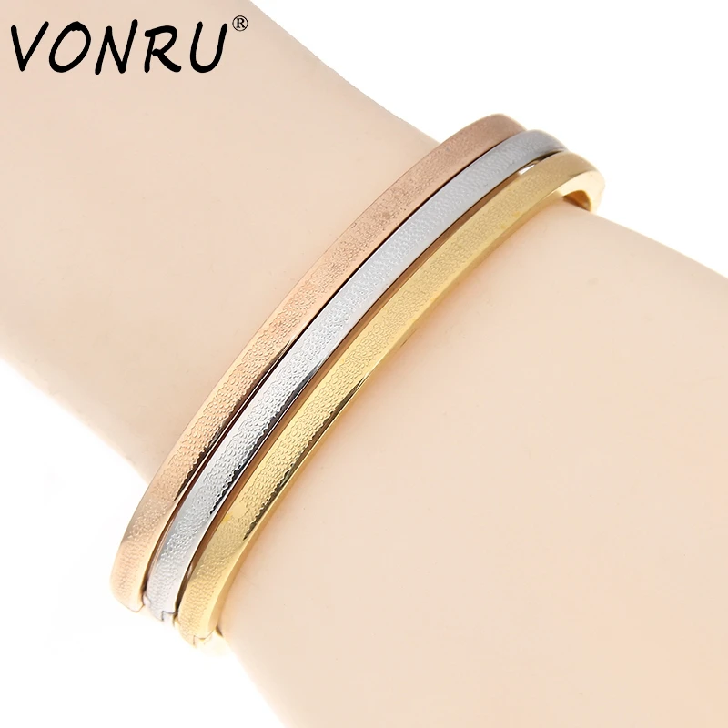 Простой Дизайн Нержавеющая сталь браслет Браслеты для Для женщин Элитный бренд